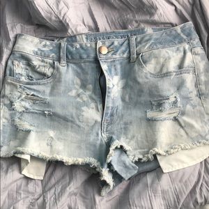 American Eagle Hi Rise shortie Shorts